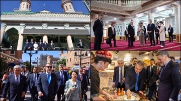 Dışişleri Bakanı Fidan, Urumçi'de Yanghang Camii'ni ve Uluslararası Büyük Pazar'ı ziy