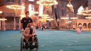Doğuştan engelli kadının Ayasofya&#039;yı görme hayali gerçek oldu