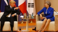 Donald Trump ile Theresa May Davos'ta görüştü