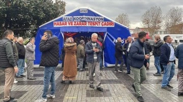 Düzce'de vatandaşların hasar ve zarar tespit başvuruları alınmaya devam ediyor