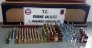 Edirne’de kaçak içki operasyonu