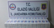 Elazığ'da 4 bin 170 adet kaçak sigara ele geçirildi