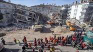 Elazığ'da Sürsürü Mahallesi'nde yıkılan binada arama kurtarma çalışmaları tamamlandı