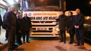 Elazığ ve Malatya&#039;daki depremzedelere tır dolusu yardım malzemesi gönderildi