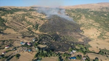 Elazığ'da ormanlık alanda çıkan yangın söndürüldü