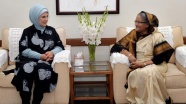 Emine Erdoğan Bangladeş Başbakanı Hasina ile görüştü