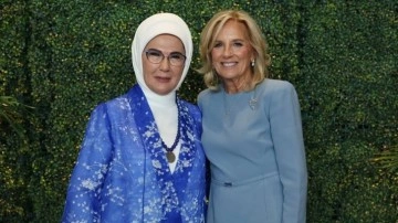 Emine Erdoğan, Jill Biden'ın ev sahipliğindeki öğle yemeğine katıldı