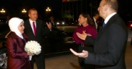 Erdoğan, Aliyev'le bir araya geldi