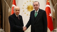 Erdoğan-Bahçeli görüşmesi başladı