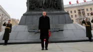 Erdoğan Belarus'ta Zafer Anıtı'nı ziyaret etti