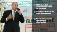Erdoğan, Gümüşhane'de vatandaşlara hitap etti