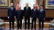 Erdoğan, İbn-i Haldun Üniversitesi Mütevelli Heyeti'ni kabul etti