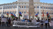 Ermenistan&#039;ın saldırıları İtalya&#039;da protesto edildi
