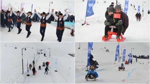 Erzurum'da 'Gelenekten Geleceğe Kış Oyunları Festivali' yapıldı