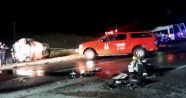 Erzurum’da kaza: 1 polis öldü, 13 yaralı