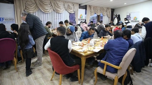 Erzurum'da yabancı üniversite öğrencileri 11 yıldır iftar sevincini birlikte yaşıyor