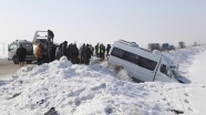 Erzurum'da zincirleme trafik kazası: 32 yaralı