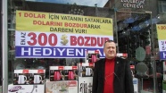 Esnaf Türk lirasına sahip çıkmayı teşvik ediyor