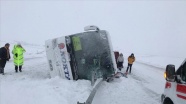 Fatsa Belediyespor kafilesini taşıyan otobüs Kırıkkale'de kaza yaptı