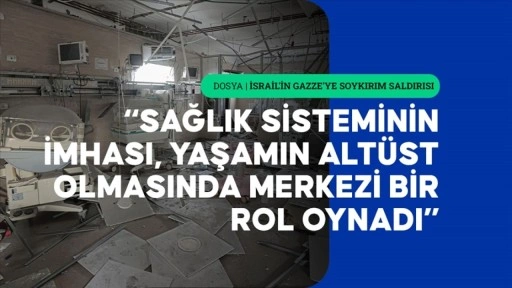 Filistin asıllı doktor Sitte'ye göre İsrail’in sağlık sistemini yıkması soykırımın ön hazırlığı