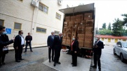 Filistin Sağlık Bakanlığı, Türkiye'nin gönderdiği tıbbi malzemeyi teslim aldı
