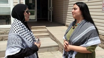 Filistinli üniversite öğrencileri dünyanın İsrail zulmüne sessiz kalmamasını istiyor