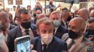 Fransa Cumhurbaşkanı Macron yumurtalı saldırıya uğradı