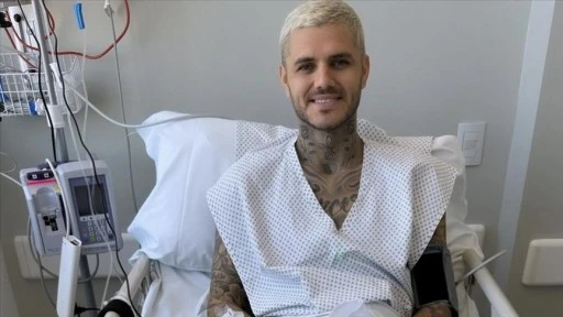 Galatasaray'ın Arjantinli golcüsü Mauro Icardi, ülkesinde ameliyat edildi