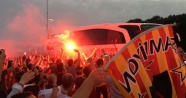 Galatasaray İzmir’de coşkuyla karşılandı