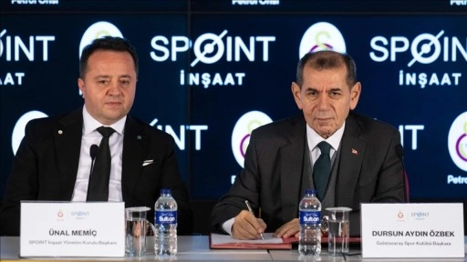 Galatasaray Kulübü ile Spoint İnşaat arasında sponsorluk anlaşması imzalandı