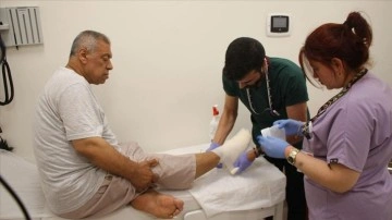Gaziantep'teki bölgenin tek yara bakım servisinde 2 bin 65 hasta tedavi gördü