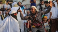 Gazze'de Filistin ve Necef Bedevi Kabileleri Festivali