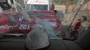 Gazze'deki Sivil Savunma: Ekipman ve araçlarımızın yüzde 60'dan fazlası hizmet dışı kaldı
