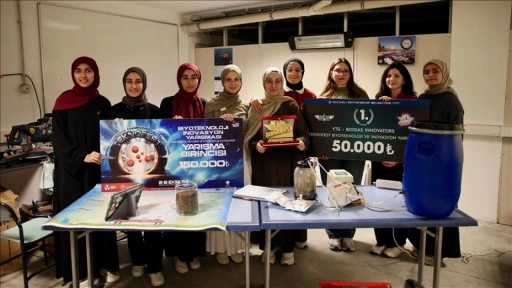 Gebze Teknik Üniversitesi öğrencileri, organik atıklardan biyogaz üreten cihaz geliştirdi