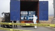 Gürbulak&#039;ta 18,4 ton sodyum siyanür ele geçirildi