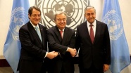 Guterres, Akıncı ve Anastasiadis ile görüştü