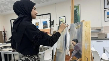 Güzel Sanatlar Fakültesi öğrencisi "Asrın Felaketinde Portreler" sergisi açacak