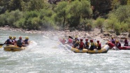 Hakkari'nin Zap Deresi'nde rafting heyecanı