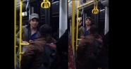 Halk otobüsünde genç yaşlı kadına hakaretler etti!