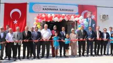 Hatay'da depremde ağır hasar alan okulun yerine yenisi yapıldı