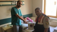 Havale geçiren çocuğun yardımına jandarma koştu