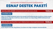 Hazine ve Maliye Bakanlığından Esnaf Destek Paketi uyarısı