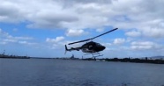 Helikopter denize çakıldı