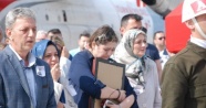Helikopter kazasında hayatını kaybeden anne-kızın cenazesi Tokat’ta