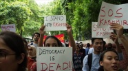 Hindistan&#039;ın &#039;Keşmir&#039; kararı Kargil&#039;de protesto edildi