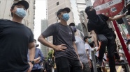 Hong Kong'da protestocuların meclisi kuşattığı eylemin yıl dönümünde gösteri düzenlendi