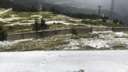 Ilgaz Dağı&#039;na Haziran&#039;da kar yağdı