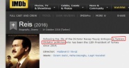 IMDB’den Cumhurbaşkanı Erdoğan için küstah paylaşım