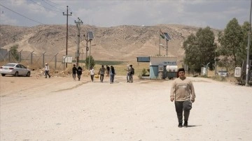Irak'taki Yezidilerin kamp çilesi terör örgütü PKK'nın Sincar'daki işgali nedeniyle b