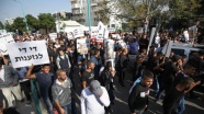 İsrail'deki Araplardan yıkım karşıtı gösteri